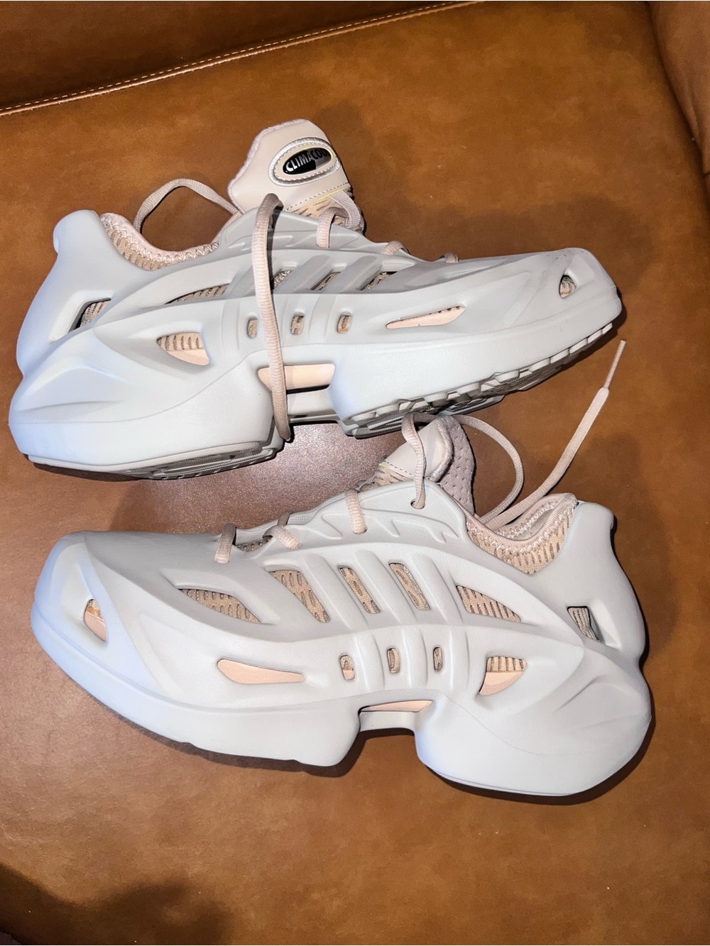adidas adiFOM Climacool wonder beige sculptured foam men’s size 7 women’s 8.5